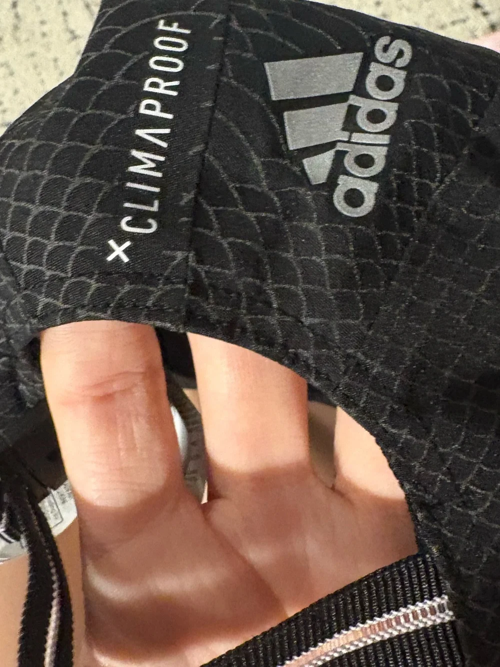 Stella McCartney x Adidas ClimaProof Black Performance Baseball Cap